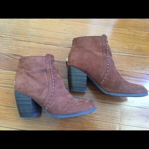 Carmel suede booties